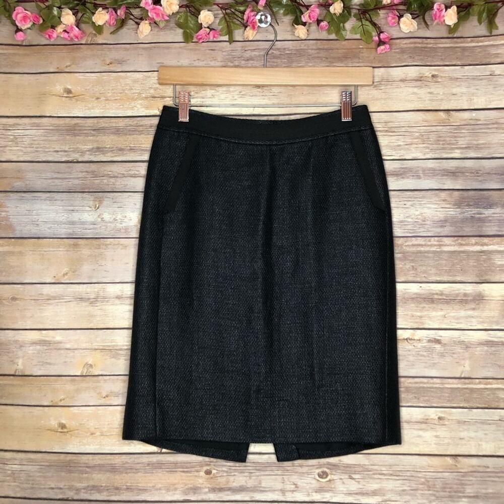 Ann Taylor Fine Italian Fabric Tweed Skirt